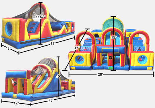 Image 3 piece Obstacle Course Image 3 piece Obstacle Course