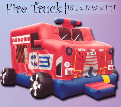 Image of Fire Truck bouncer Image of Fire Truck bouncer
